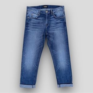 NWT STROM Femton Boyfriend Cone Mills Blank ID Stretch Selvedge Jean